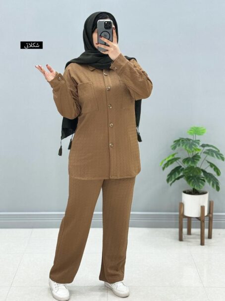 ست بلوز شلوار بیسکویتی