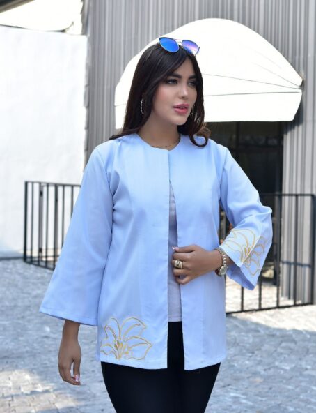کت گلدوزی برگی - Image 4