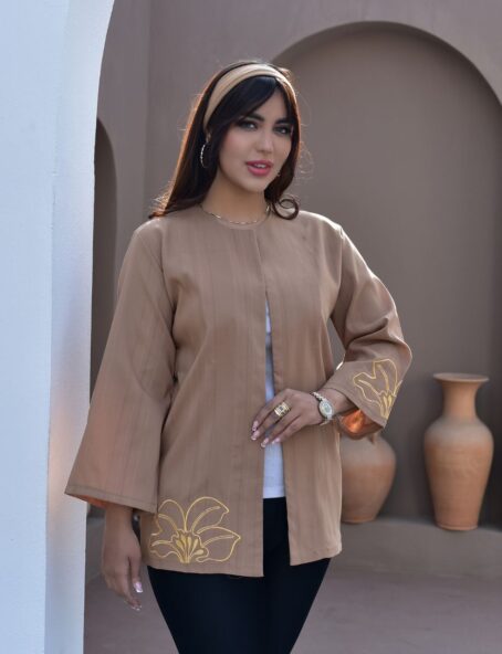 کت گلدوزی برگی - Image 6